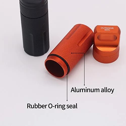 HRX Package Waterproof Pill Container 100mm (3.9") | EDC Camping Hiking Survival Gear thumbnail 3