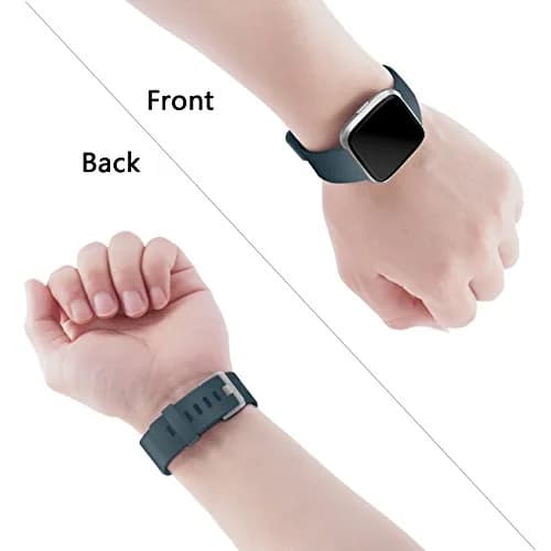 Wepro Sport Bands Compatible with Fitbit Versa 2 Bands for Women Men | Soft, Sweat-Resistant, Adjustable Wristbands thumbnail 8