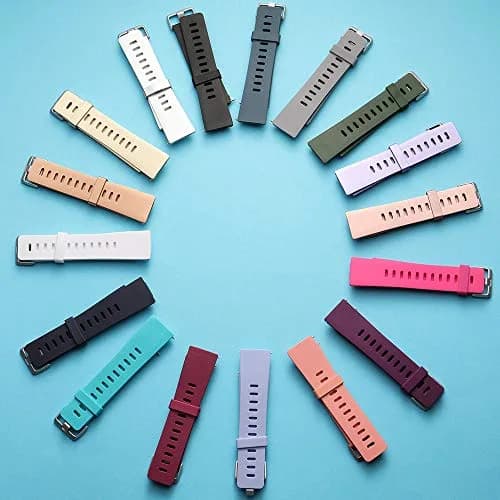Wepro Sport Bands Compatible with Fitbit Versa 2 Bands for Women Men | Soft, Sweat-Resistant, Adjustable Wristbands thumbnail 9