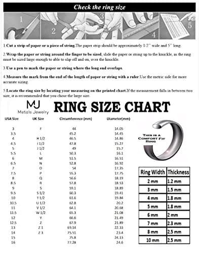 MJ Metals Jewelry Classic Mirror Polished White Tungsten Carbide 10mm Comfort Fit Wedding Band Ring Size 8 | Durable Scratch-Resistant Wedding Ring thumbnail 7