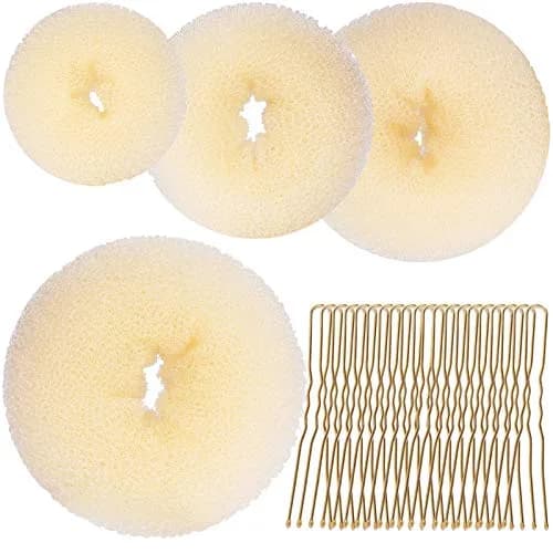 Teenitor Hair Bun Maker Set with Blonde Bobby Pins | Extra-Large, Large, Medium, Small Sizes for All Hair Types thumbnail 1