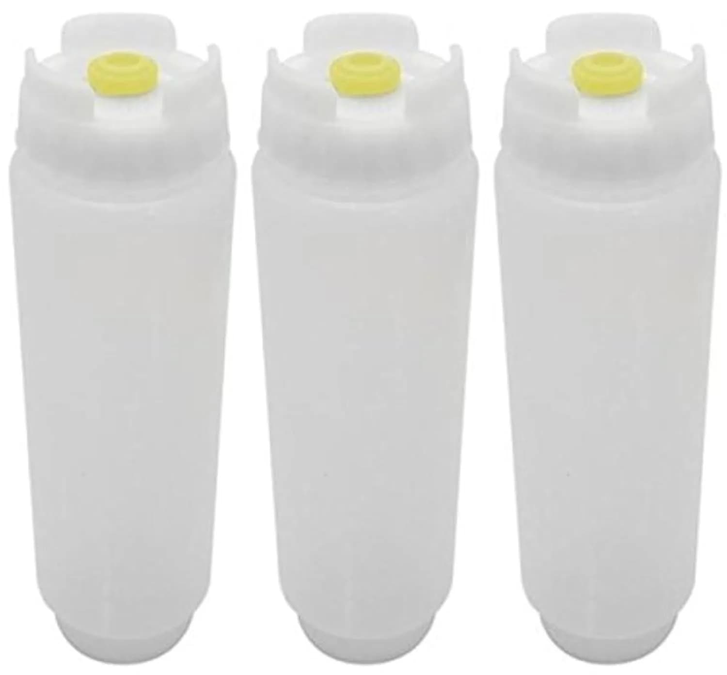 NAILAO FIFO 16 oz Squeeze Bottle 3-Pack | Decreases Waste & Breakage, NSF Approved