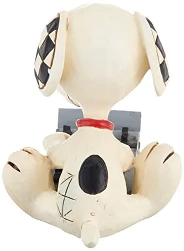 Enesco Jim Shore Peanuts Snoopy Typing Miniature Figurine 3 Inch Multicolor | Hand-Painted Folk Art Collectible thumbnail 2
