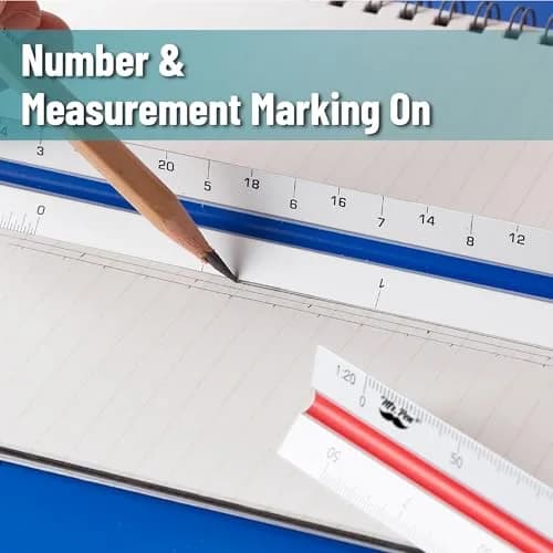 Mr. Pen Architectural Scale Ruler 12 Inch Silver | Drafting & Measuring Tool for Architects thumbnail 5