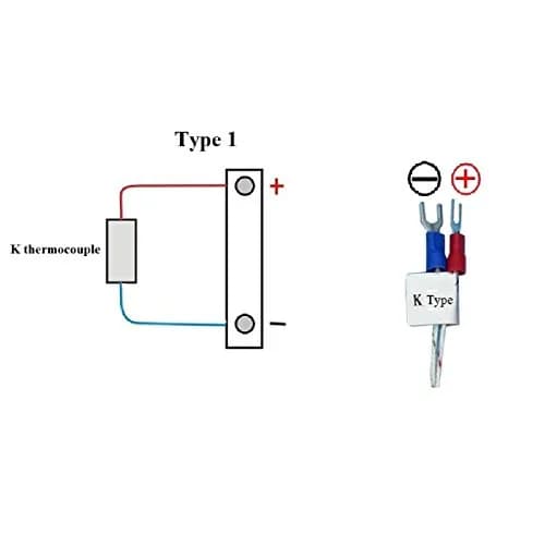 Jaybva K Type Thermocouple Probe 50mm (1.97") 2m Cable | Waterproof Stainless Steel Sensor for PID Controllers thumbnail 6