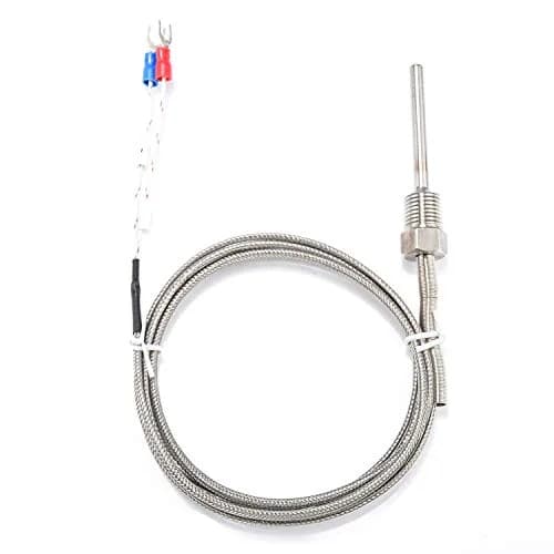 Jaybva K Type Thermocouple Probe 50mm (1.97") 2m Cable | Waterproof Stainless Steel Sensor for PID Controllers thumbnail 3