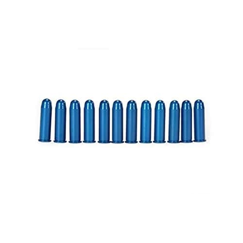 A-ZOOM Revolver Metal Snap Caps 38 Special | Solid Plastic, Blue, Pack of 12 for Safe Practice thumbnail 1