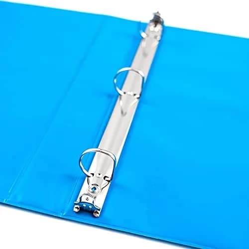 Yoobi 1 Inch Blue D-Ring Binder 275 Sheet Capacity | PVC-Free Organizer for Students & Office thumbnail 3