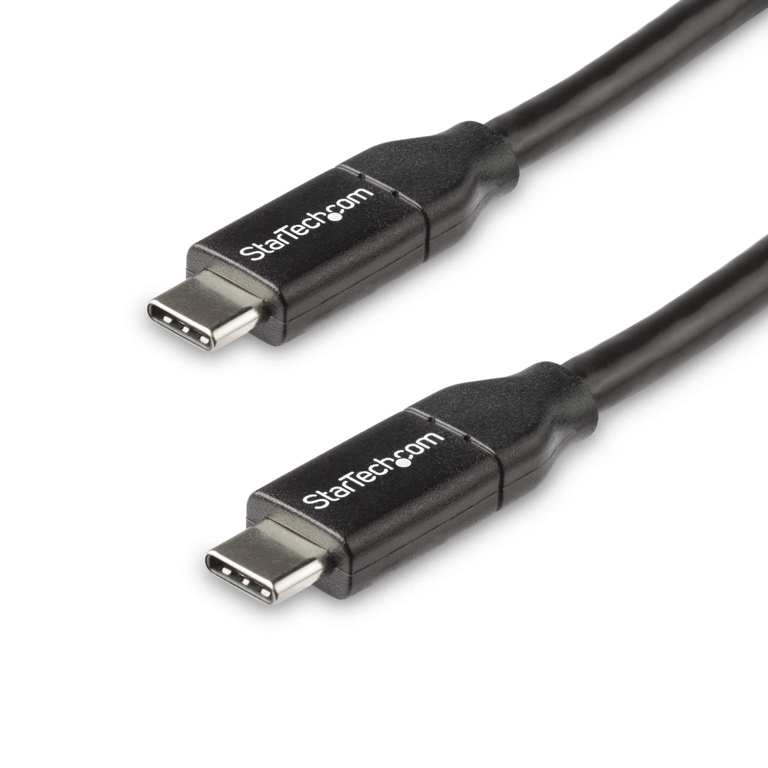 StarTech.com USB-C to USB-C Charging Cable 15.6cm (1.5ft) | 100W PD, USB-IF Certified - main product image