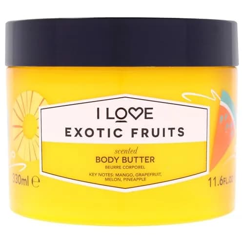 I LOVE Exotic Fruit Scented Body Butter 11.15 Fl Oz | Hydrating for Dry Skin, Vitamin E & Aloe Vera, Shea & Coconut Oil thumbnail 1