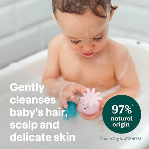 ATTITUDE 2-in-1 Baby Shampoo and Body Wash, EWG Verified, 473ml (16 Fl Oz) | Gentle Tear-Free Formula thumbnail 3