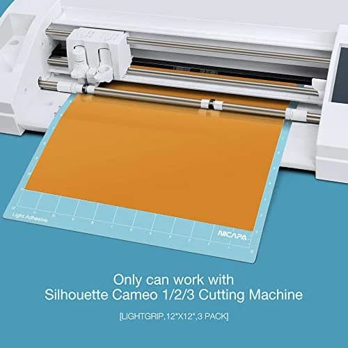 NICAPA Light-Grip Cutting Mat 12x12 inch (3-Pack) | Self-Healing Vinyl Craft Mat for Silhouette Cameo thumbnail 2