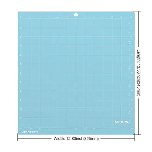 NICAPA Light-Grip Cutting Mat 12x12 inch (3-Pack) | Self-Healing Vinyl Craft Mat for Silhouette Cameo thumbnail 4