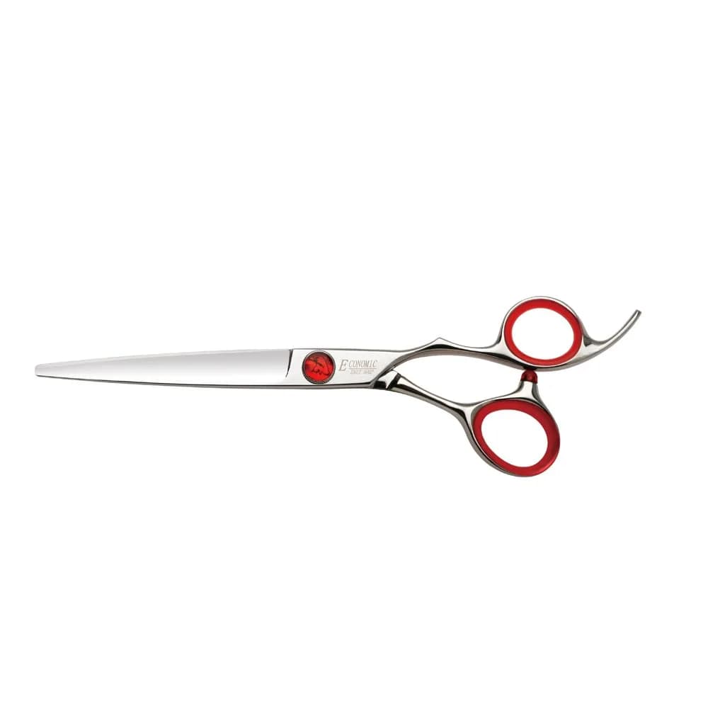 EAGLE SHARP Professional Hair Thinning Shears 6.5 cm (6 inch) | 30-Tooth Blender Convex Blade — Red