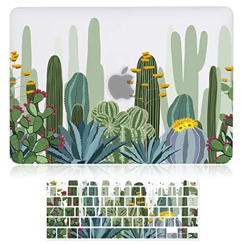 iDonzon Case for MacBook Air 13 inch (A1466/A1369) | 3D Matte Clear See Through Cover & Keyboard thumbnail 1