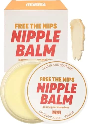 Handmade Heroes Nipple Butter Breastfeeding Balm 2 oz (59 ml) | 100% Natural Vegan Formula for Sore Cracked Nipples thumbnail 1
