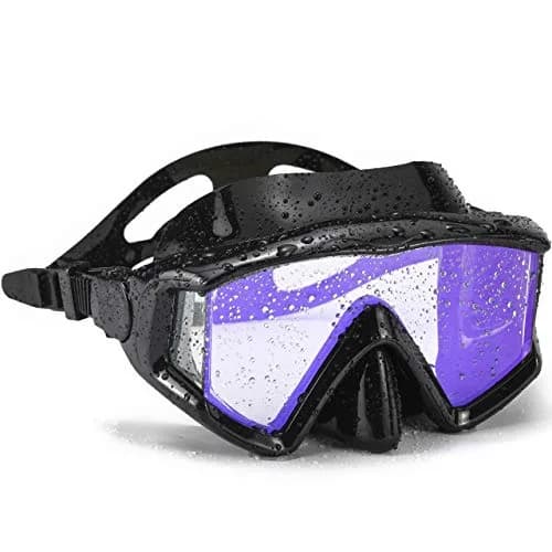 AQUA A DIVE SPORTS Adult Snorkel Mask with Anti-Fog Lenses | 180° Field of View thumbnail 5