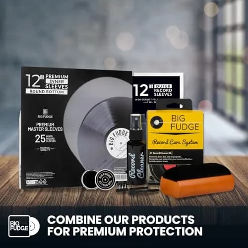 Big Fudge 4-in-1 Vinyl Record Cleaning Kit with Velvet Brush & Stylus Cleaner | 16.2cm (6.3") thumbnail 8