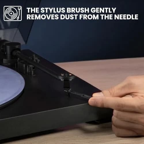 Big Fudge 4-in-1 Vinyl Record Cleaning Kit with Velvet Brush & Stylus Cleaner | 16.2cm (6.3") thumbnail 3