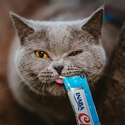 INABA Churu Cat Treats Tuna with Salmon Recipe Lickable Purée 24 Tubes (12 oz Total) | Hydrating & Low Calorie thumbnail 7