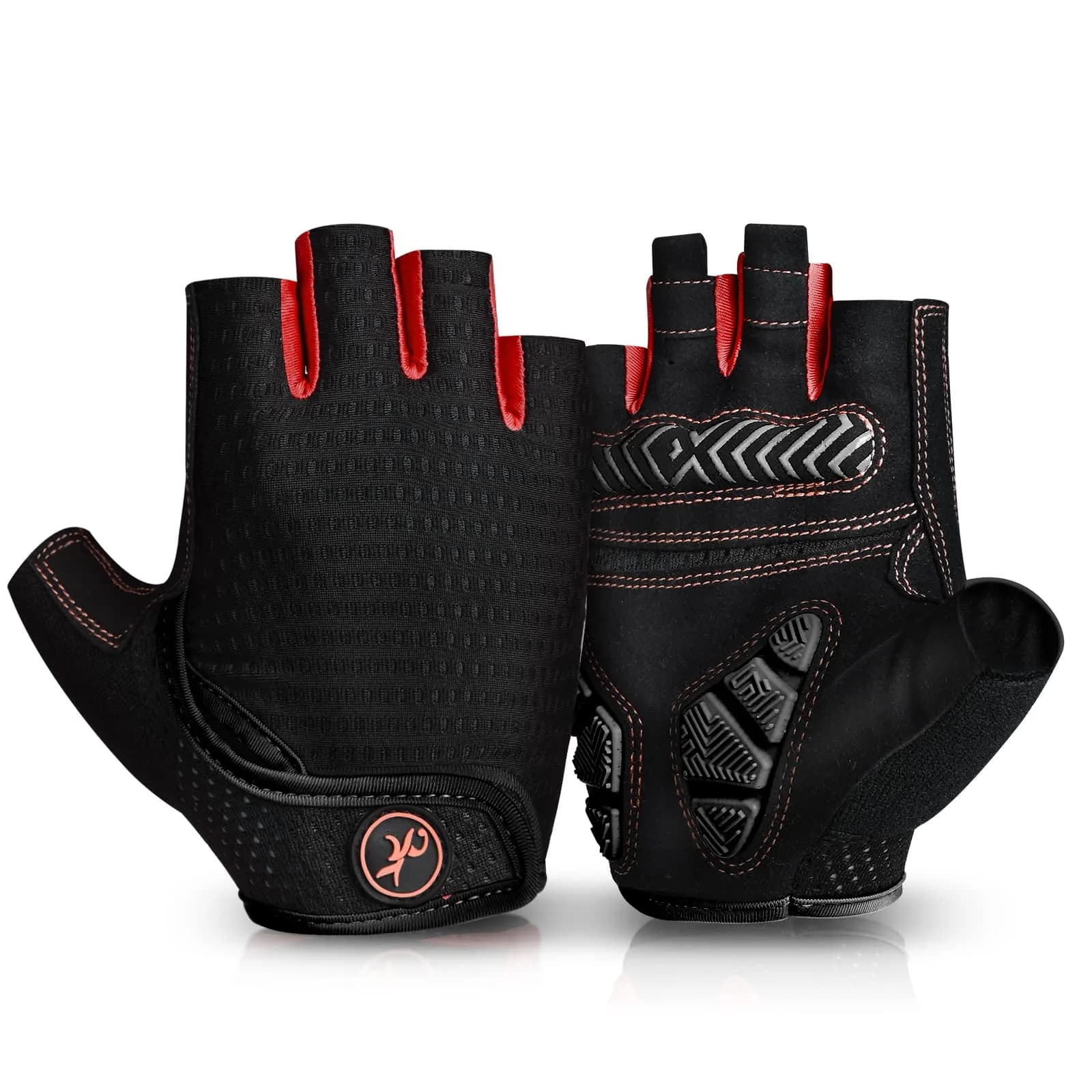 MOREOK Cycling Gloves Bicycle Road Bike Gloves, Half Finger -098 B-XXL | Breathable, Shock-Absorbing & Comfortable Fit - main product image