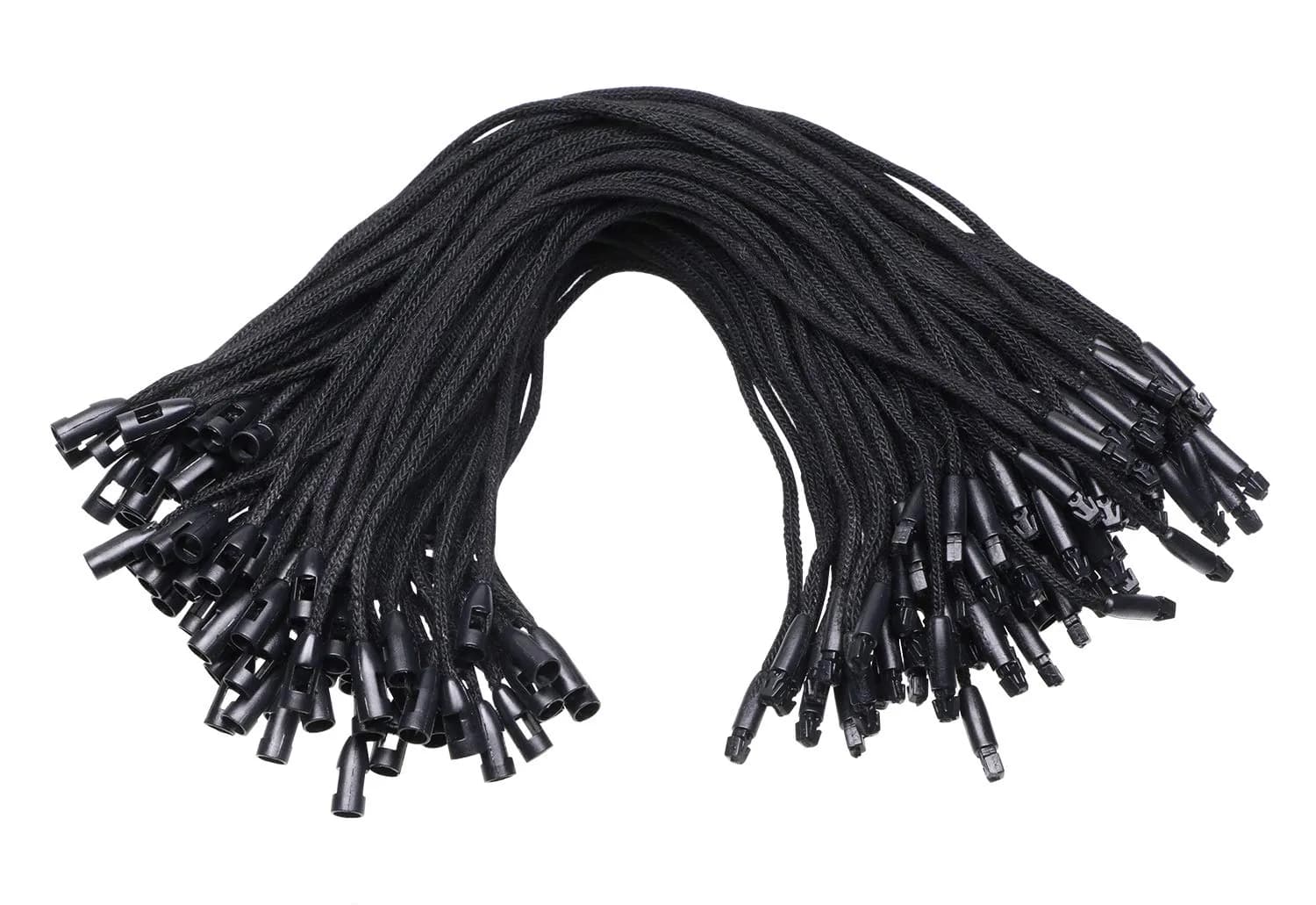 Tupalizy Black Cotton Gift Clothing Price Tag String 7.6 inch | 100PCS for Labels & Tags - main product image