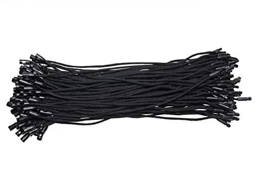 Tupalizy Black Cotton Gift Clothing Price Tag String 7.6 inch | 100PCS for Labels & Tags thumbnail 5