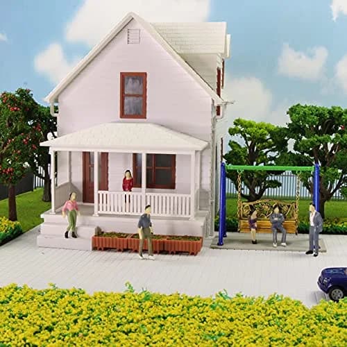 Evemodel P50 Model Trains Architectural Figures 50PCS | 1:50 O Scale Miniature People for Scenes thumbnail 4
