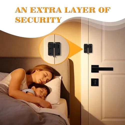 Alise Black Flip Latch Gate Latch, Shed Door Lock, Barn Door Lock, L-Size | Heavy Duty Stainless Steel thumbnail 4