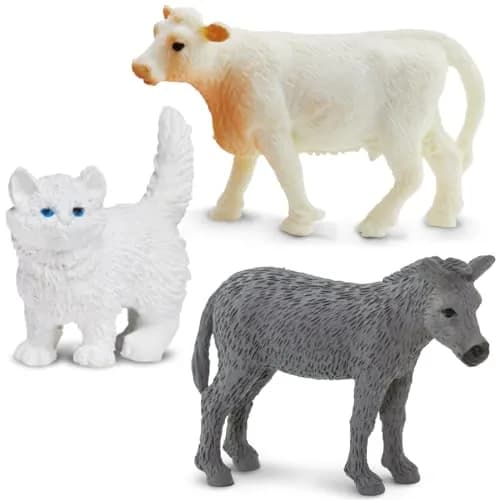 Safari Ltd. Good Luck Minis Ranch Fun Pack - 8 Animal Figurines Toy Set | Small-Scale Farm Animal Figures for Kids 5+ thumbnail 5
