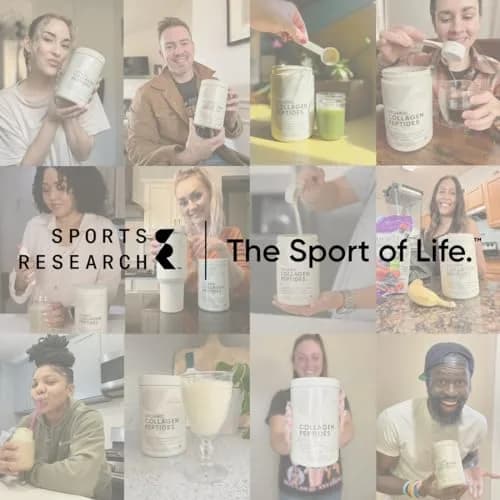 Sports Research Collagen Peptides Protein Powder, Dark Chocolate | 11g Type I & III Collagen, 18 Amino Acids, Hydrolyzed, 1.41lb thumbnail 8