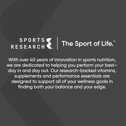 Sports Research Collagen Peptides Protein Powder, Dark Chocolate | 11g Type I & III Collagen, 18 Amino Acids, Hydrolyzed, 1.41lb thumbnail 9
