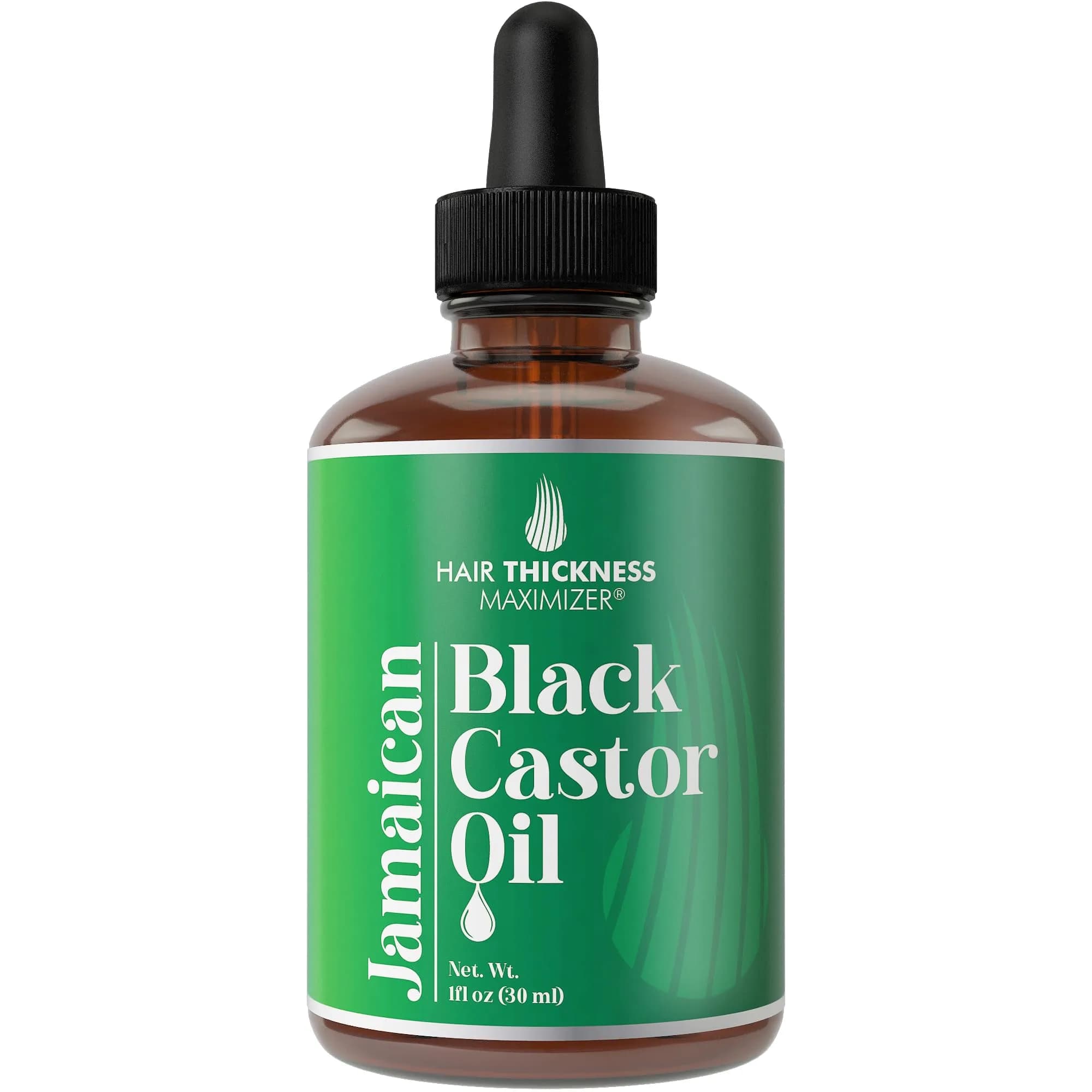 Hair Thickness Maximizer Organic Jamaican Black Castor Oil for Hair Growth 30ml (1 Fl Oz) | Vegan, Cruelty-Free Scalp Treatment - main product image
