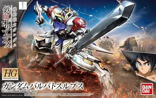 Bandai Hobby Gundam IBO #21 Gundam Barbatos Lupus HG 1/144 Model Kit | No Glue, Easy Color, High Quality (125mm) thumbnail 5