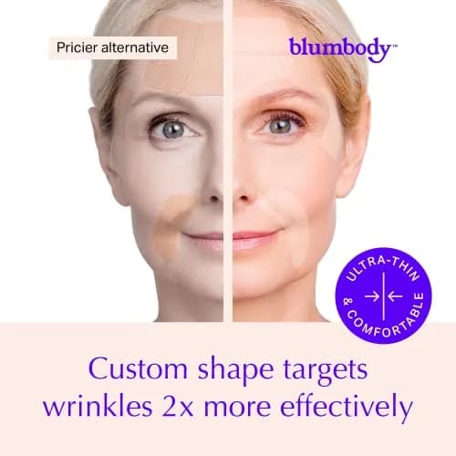 BLUMBODY Wrinkle Patches for Face, Forehead, Smile Lines & Eyes 165 pcs | Reusable Silicone Anti-Wrinkle Patches thumbnail 4