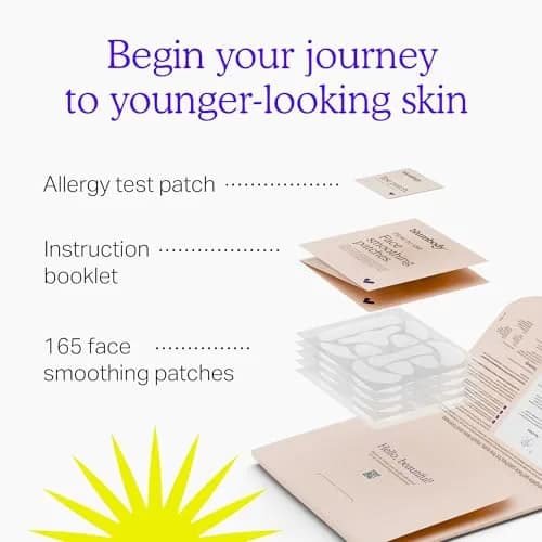 BLUMBODY Wrinkle Patches for Face, Forehead, Smile Lines & Eyes 165 pcs | Reusable Silicone Anti-Wrinkle Patches thumbnail 5