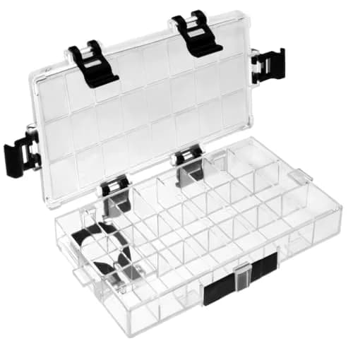 joybest Watercolor Palette Box 24-Well | Airtight Leak Proof Travel Case for Watercolors, Acrylic, Gouache & Oil Paint (6.41x3.26x0.86 in) thumbnail 1