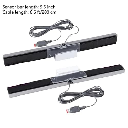 Aokin Motion Sensor Bar for Wii, Wii U | Wired Infrared Sensor with 6.6 ft Cable thumbnail 2