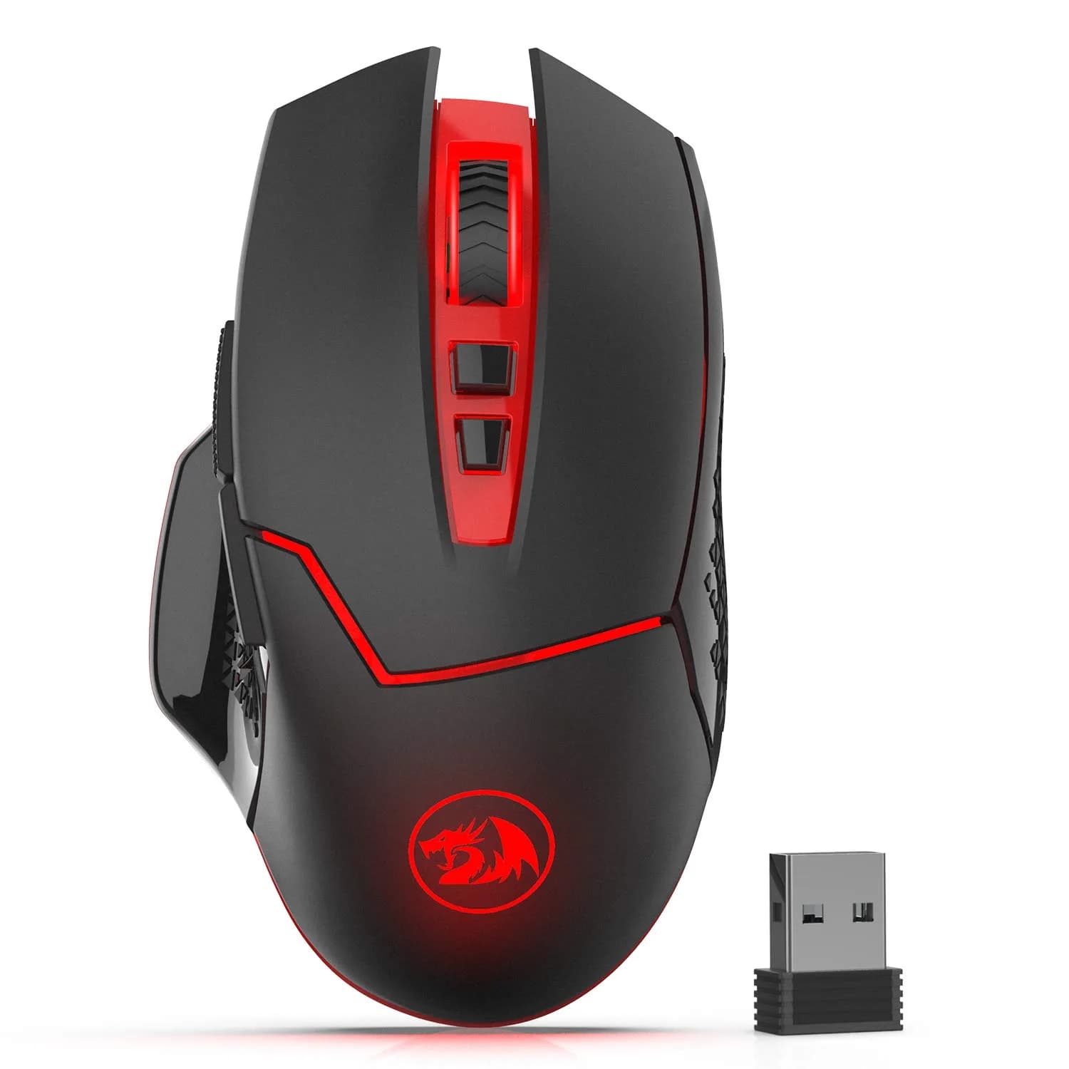 Redragon M690-1 Wireless Optical Gaming Mouse 2400 DPI Remapping Keys | 5 DPI Levels, 8 Buttons, 2.4G Wireless — M690-1