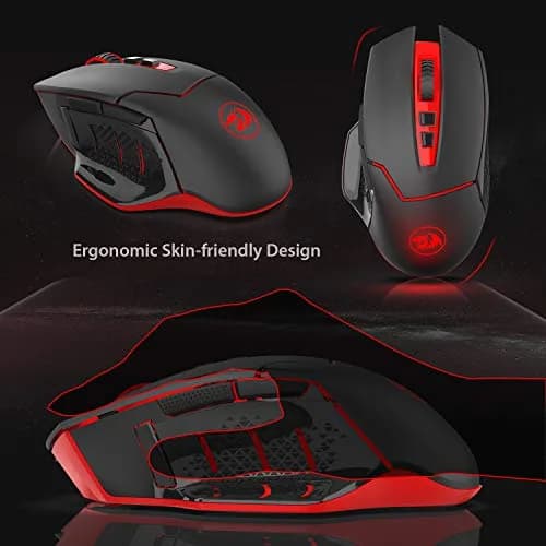 Redragon M690-1 Wireless Optical Gaming Mouse 2400 DPI Remapping Keys | 5 DPI Levels, 8 Buttons, 2.4G Wireless thumbnail 7