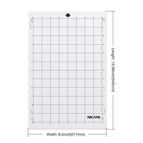 NICAPA Standard Grip Cutting Mat for Silhouette Portrait 8x12 inch (3 Mats) | Ideal Tackiness for Medium-Weight Materials thumbnail 4