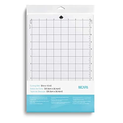 NICAPA Standard Grip Cutting Mat for Silhouette Portrait 8x12 inch (3 Mats) | Ideal Tackiness for Medium-Weight Materials thumbnail 6