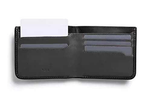 Bellroy Hide & Seek Slim Leather Bifold Wallet RFID Black | Classic Design with RFID Protection thumbnail 2