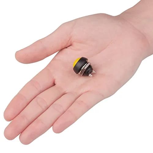 Awpeye 15PCS 12mm Waterproof Momentary Push Button Switch, 5 Colors | 3A 200V AC-OFF-ON thumbnail 7