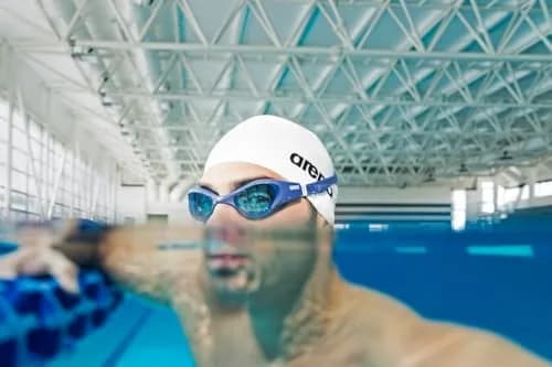 ARENA Unisex The One Swim Goggles Light Blue/White/Blue | Orbit-Proof Seals & Anti-Fog Fit (102 words) thumbnail 5