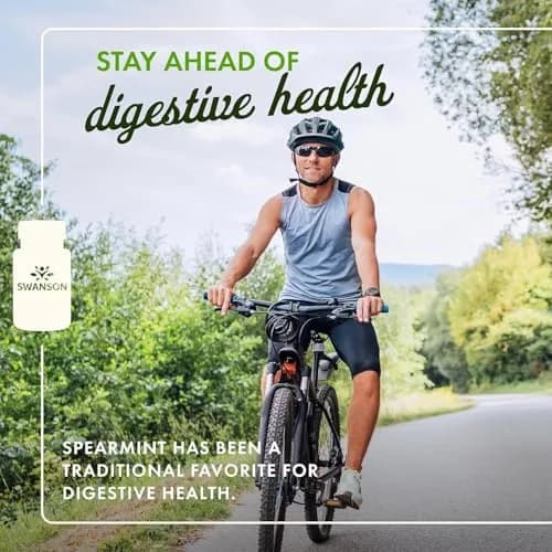 Swanson Spearmint Leaf Full Spectrum 400 mg 120 Capsules (2 Pack) | Digestive Health Support thumbnail 3