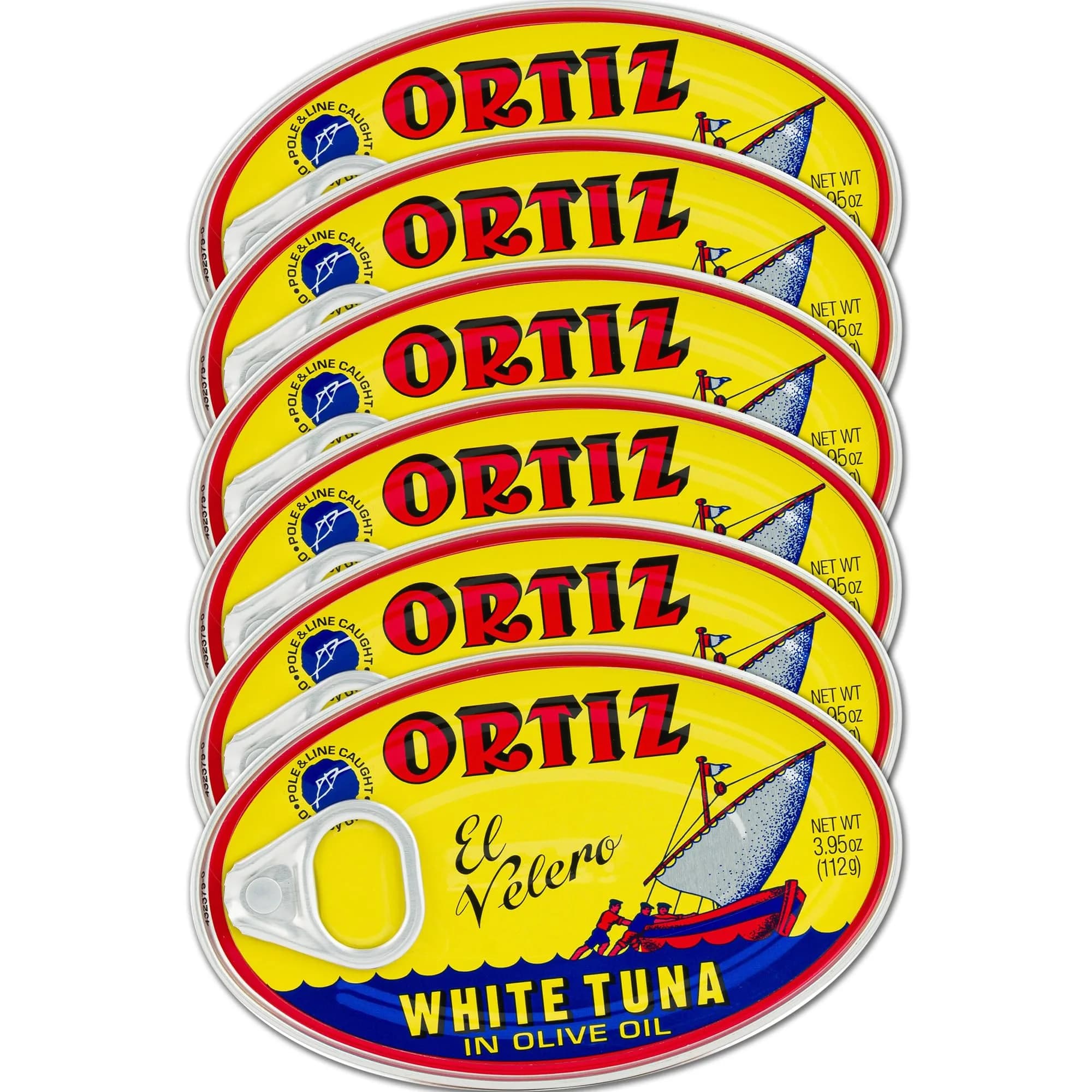 Ortiz White Tuna in Olive Oil, 112g (3.95oz) | Spanish Wild Caught Bonito del Norte — 3.95 Ounce