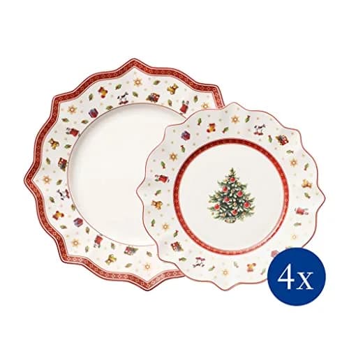 Villeroy & Boch Toy's Delight 8 Piece Decorative Plate Set | Christmas Collection thumbnail 5
