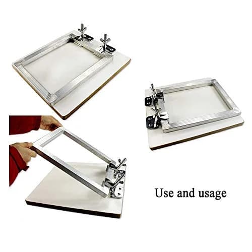 MS WGO Screen Printing Clamps 2PCS | Heavy-Duty Zinc Alloy Fixing Tool for Silk Screen Printing thumbnail 4