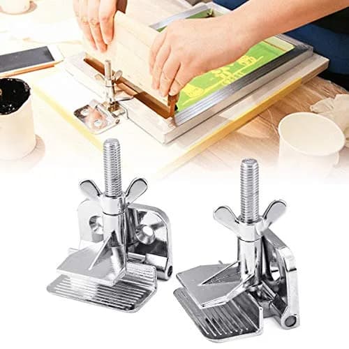 MS WGO Screen Printing Clamps 2PCS | Heavy-Duty Zinc Alloy Fixing Tool for Silk Screen Printing thumbnail 3